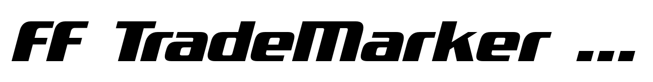 FF TradeMarker Bold Italic